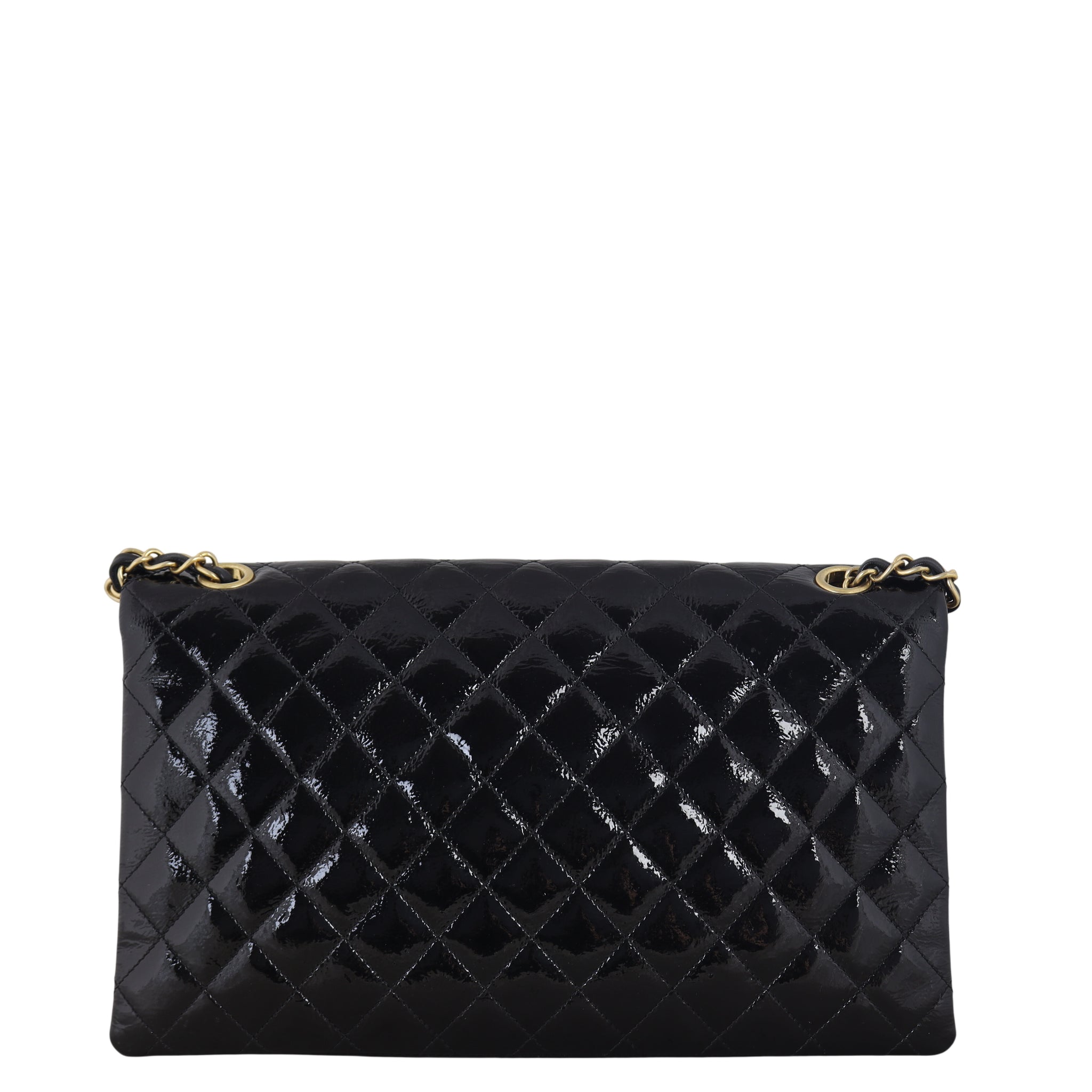 Chanel Pagoda Accordion Flap Bag Patent