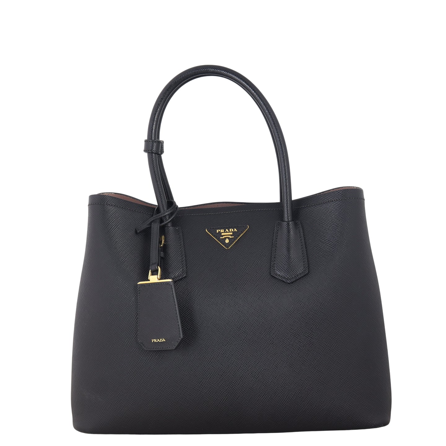Prada Saffiano Cuir Double Bag Large