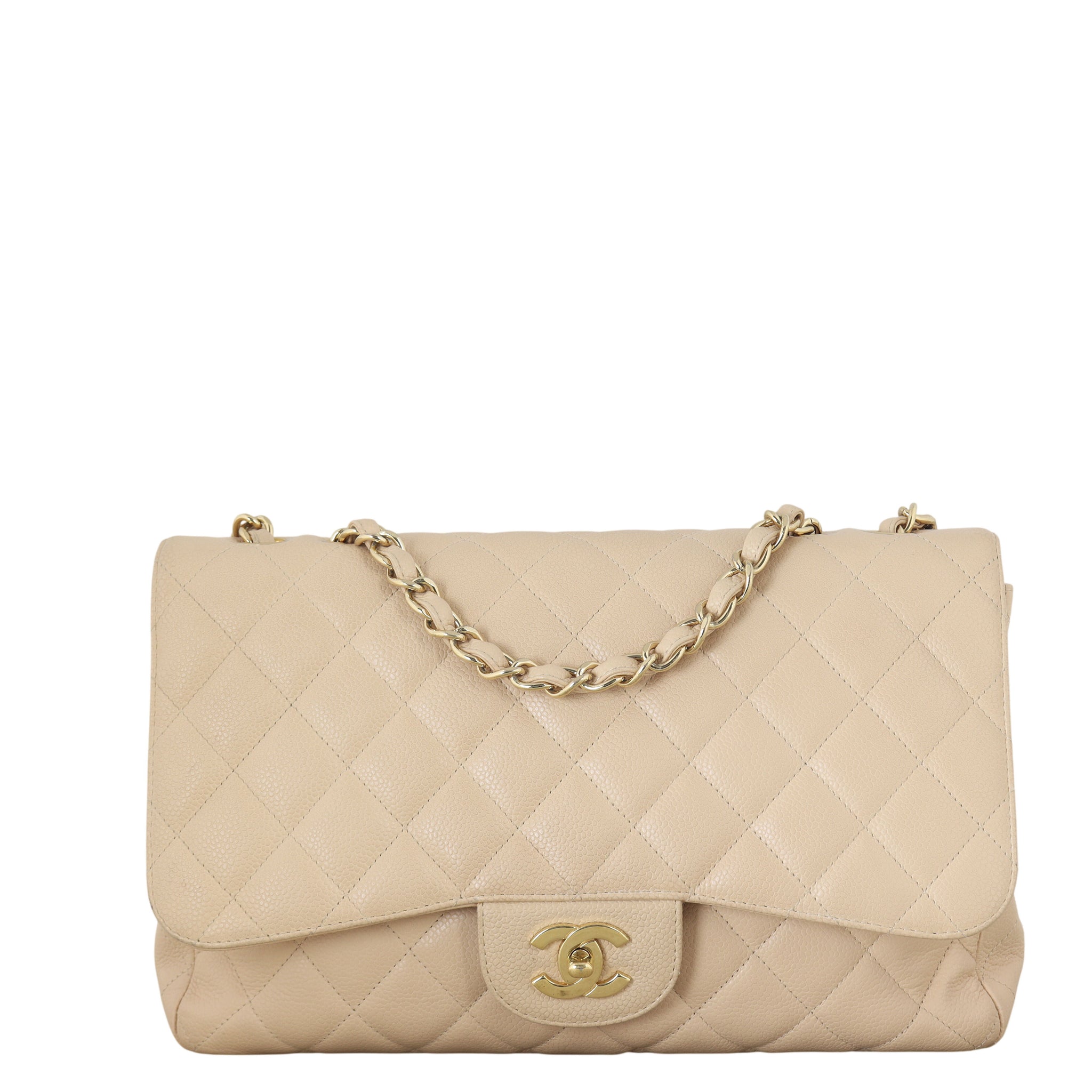 Chanel Classic Single Flap Jumbo Caviar