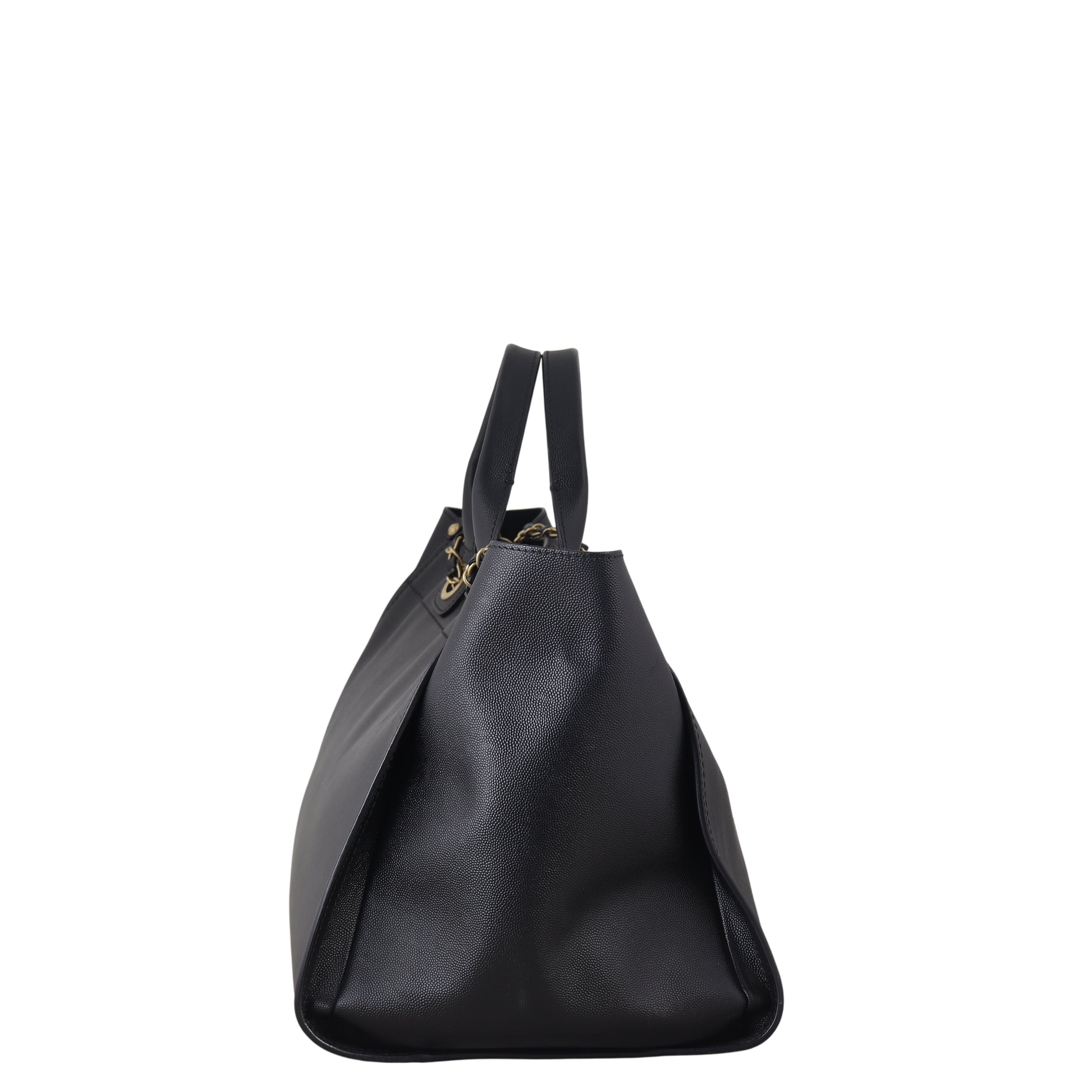 Chanel Deauville Large Tote Studded Leather