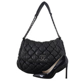 Chanel Bubble Quilt Accordion Flap Bag