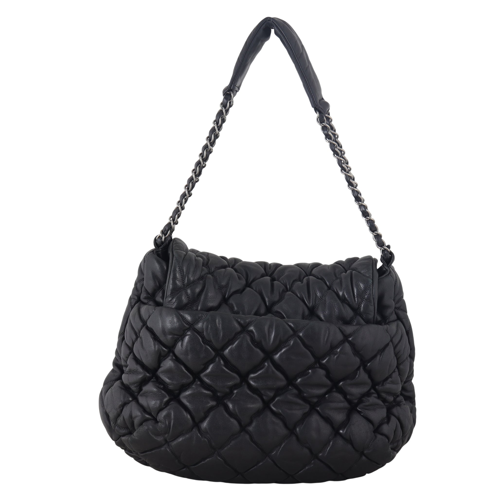 Chanel Bubble Quilt Accordion Flap Bag