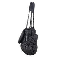 Chanel Bubble Quilt Accordion Flap Bag
