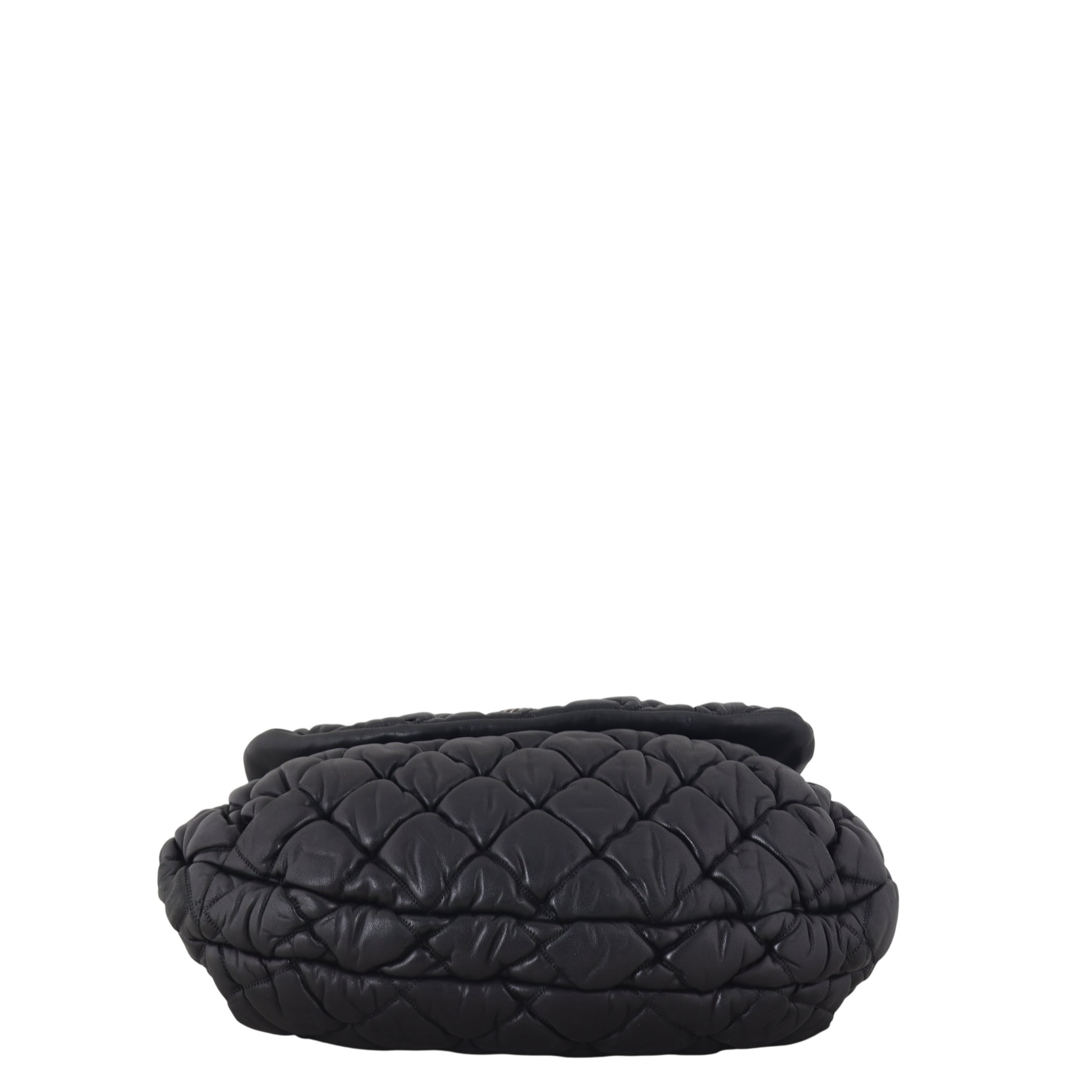 Chanel Bubble Quilt Accordion Flap Bag