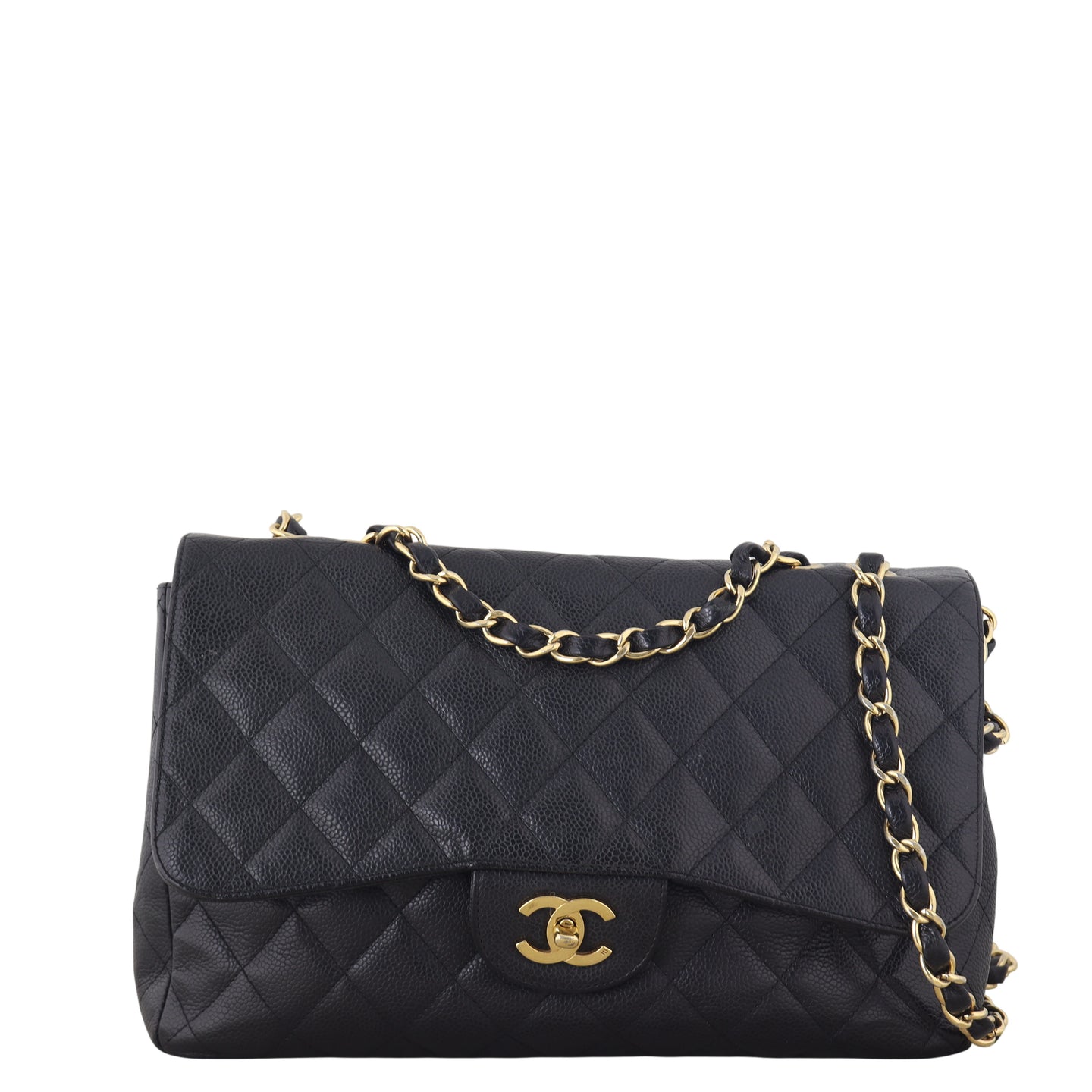 Chanel Classic Single Flap Jumbo Caviar