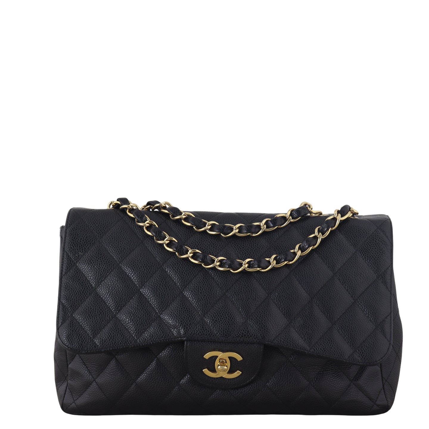 Chanel Classic Single Flap Jumbo Caviar