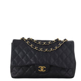 Chanel Classic Single Flap Jumbo Caviar