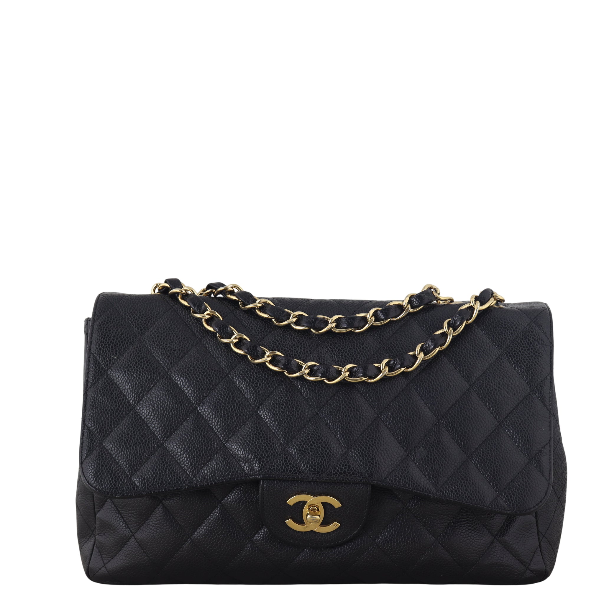 Chanel Classic Single Flap Jumbo Caviar