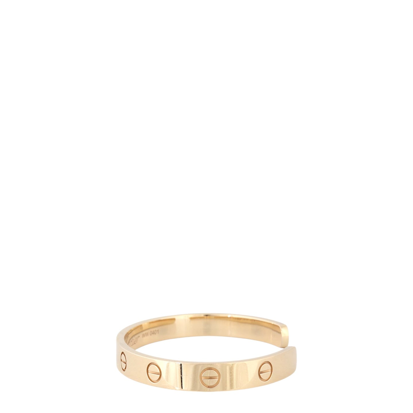 Cartier Love Cuff Bracelet Pink Sapphire 18k Rose Gold