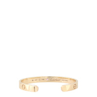 Cartier Love Cuff Bracelet Pink Sapphire 18k Rose Gold