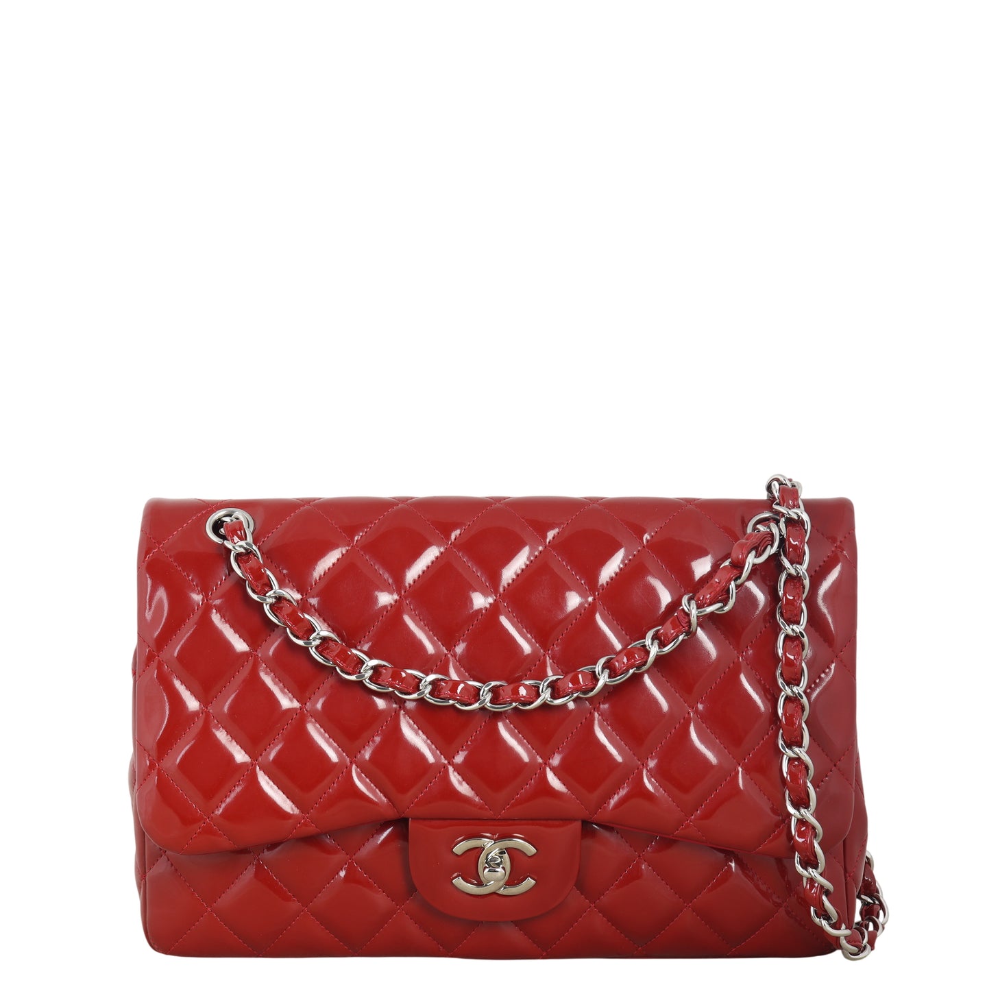 Chanel Classic Double Flap Jumbo Patent