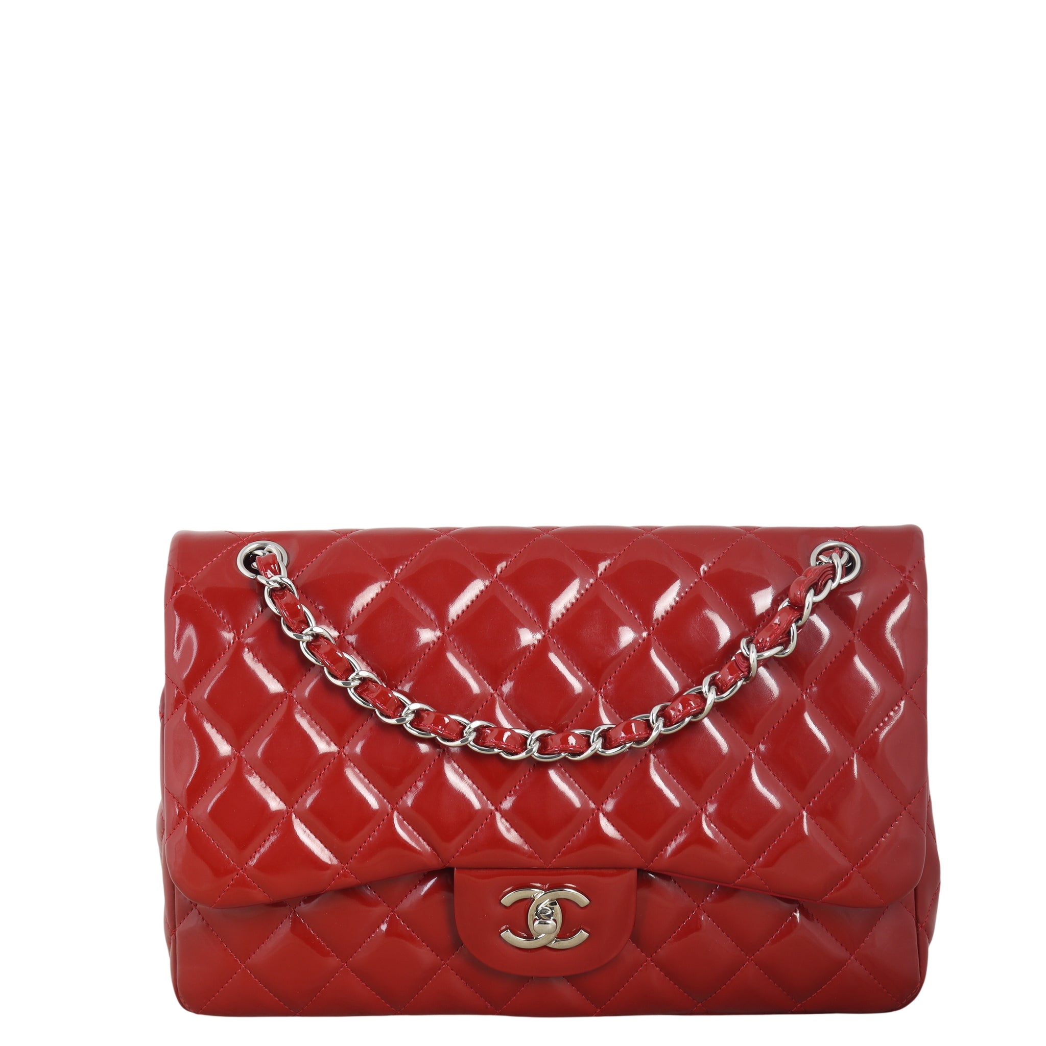 Chanel Classic Double Flap Jumbo Patent