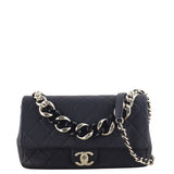 Chanel Elegant Plexi Double Chain Flap Bag