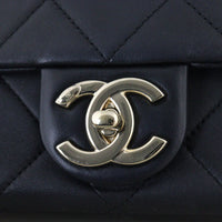 Chanel Elegant Plexi Double Chain Flap Bag