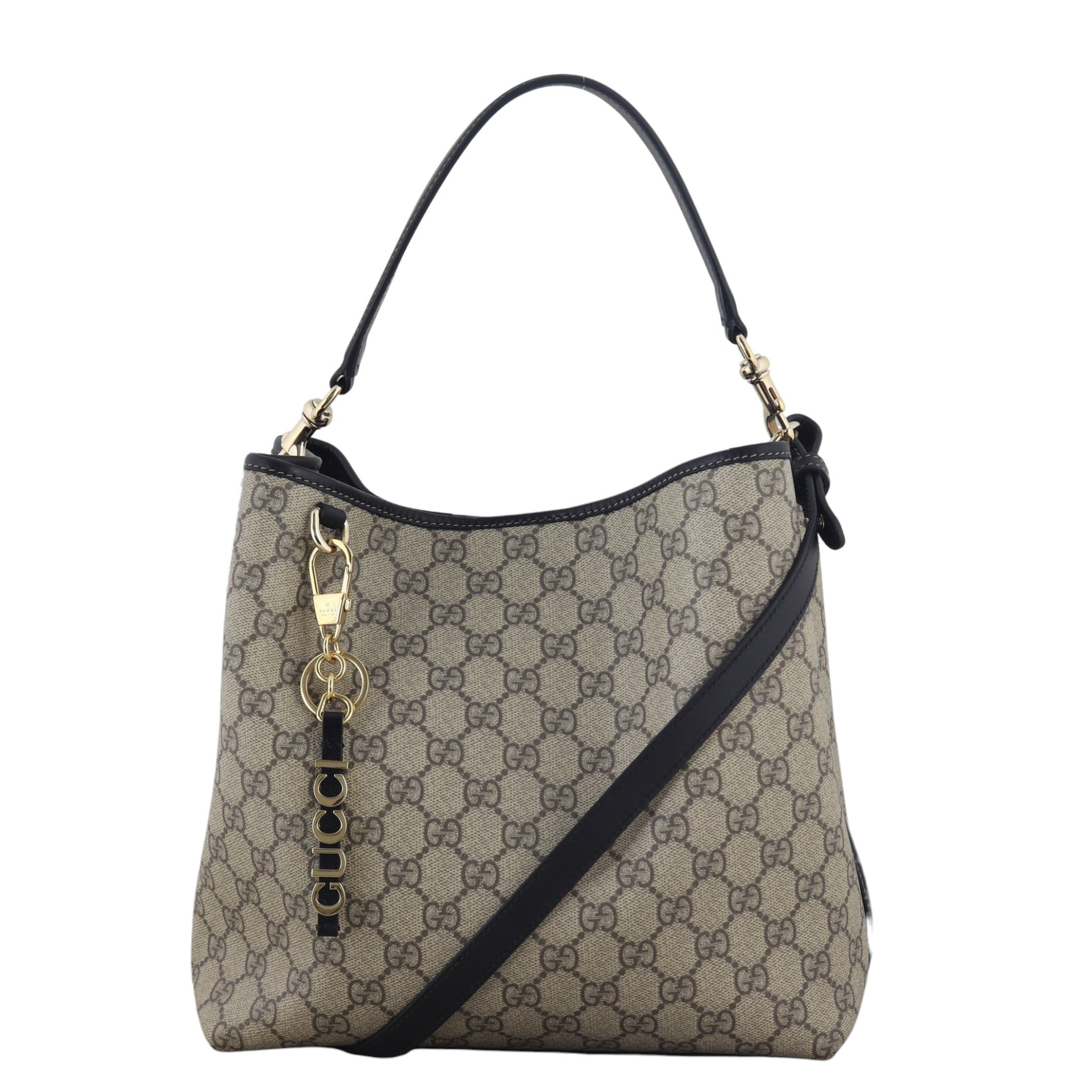 Gucci GG Monogram Emblem Bucket Medium