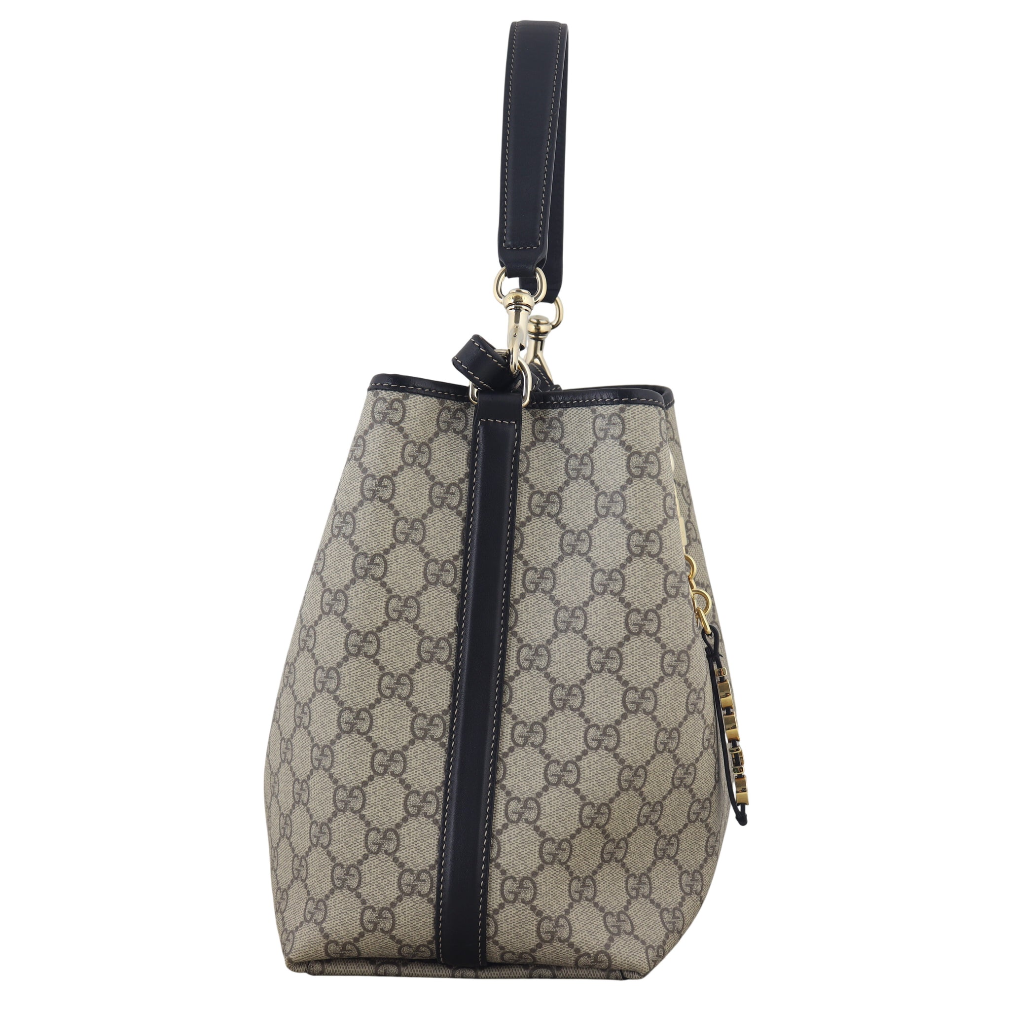 Gucci GG Monogram Emblem Bucket Medium