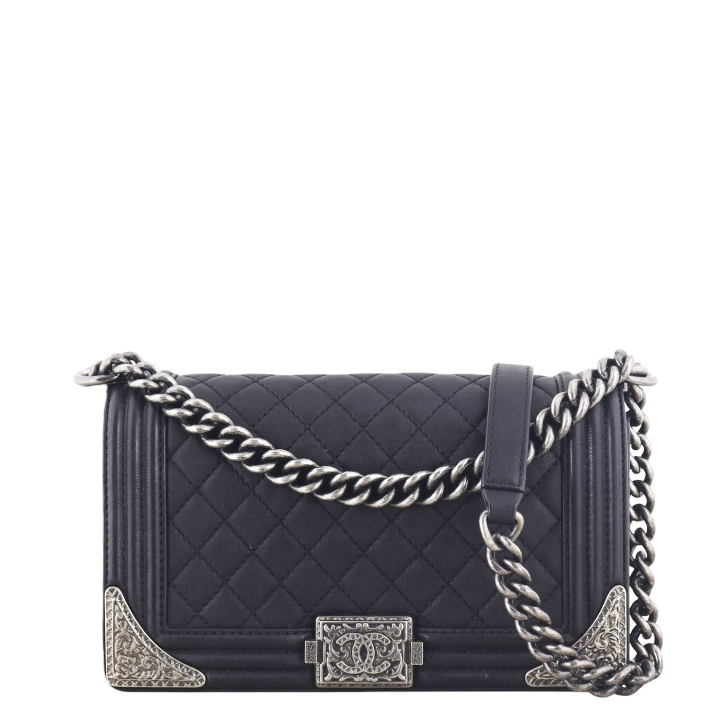 Chanel Boy Old Medium Paris-Dallas