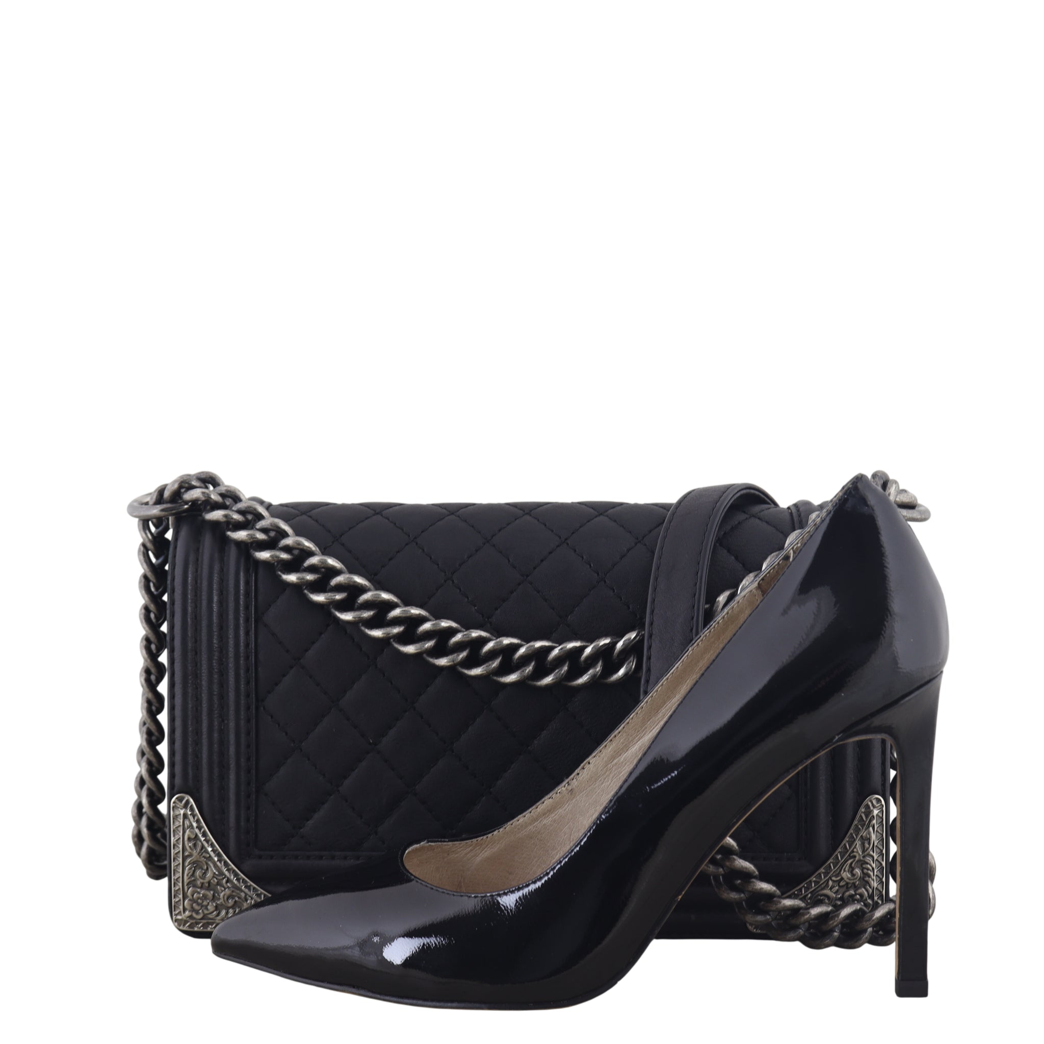 Chanel Boy Old Medium Paris-Dallas