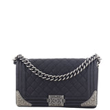 Chanel Boy Old Medium Paris-Dallas