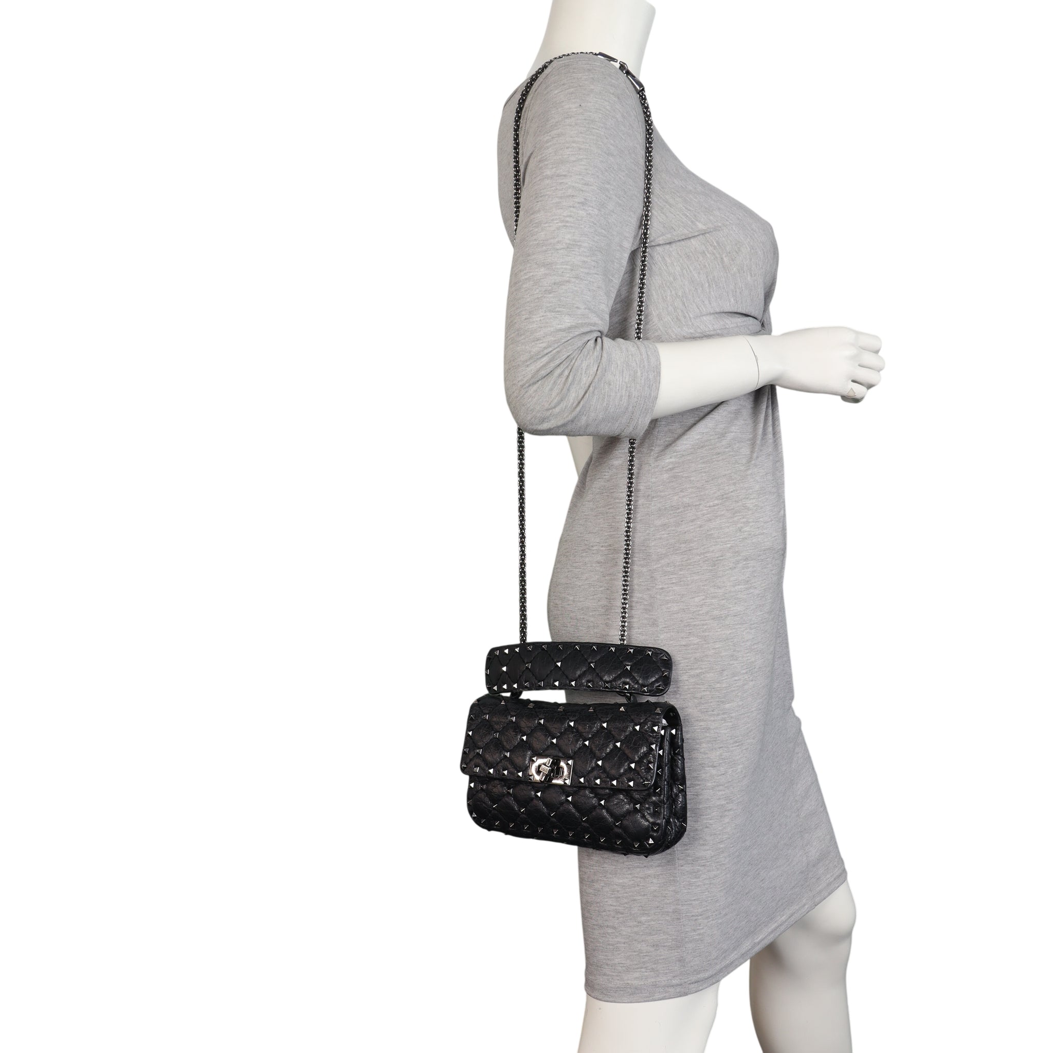 Valentino Small Rockstud Shoulder Bag