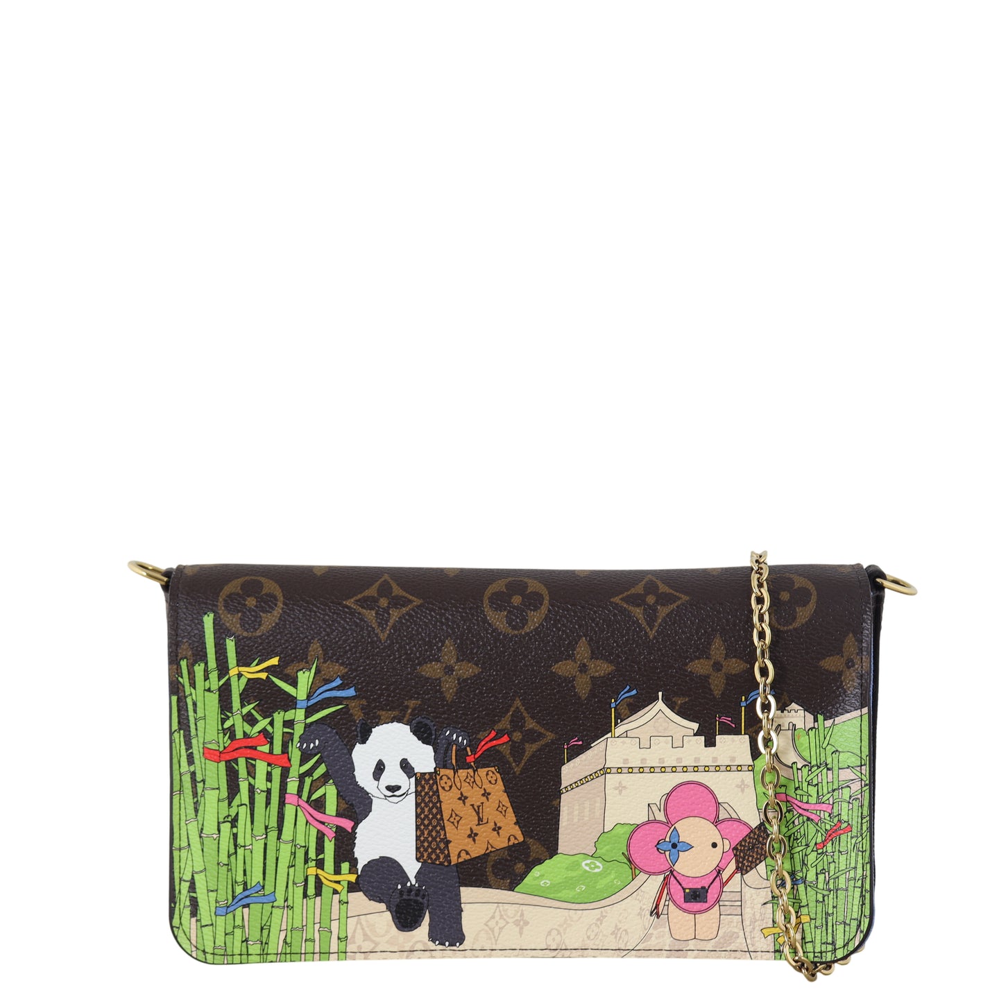 Louis Vuitton Felicie Pochette Monogram Vivienne 2021 Print