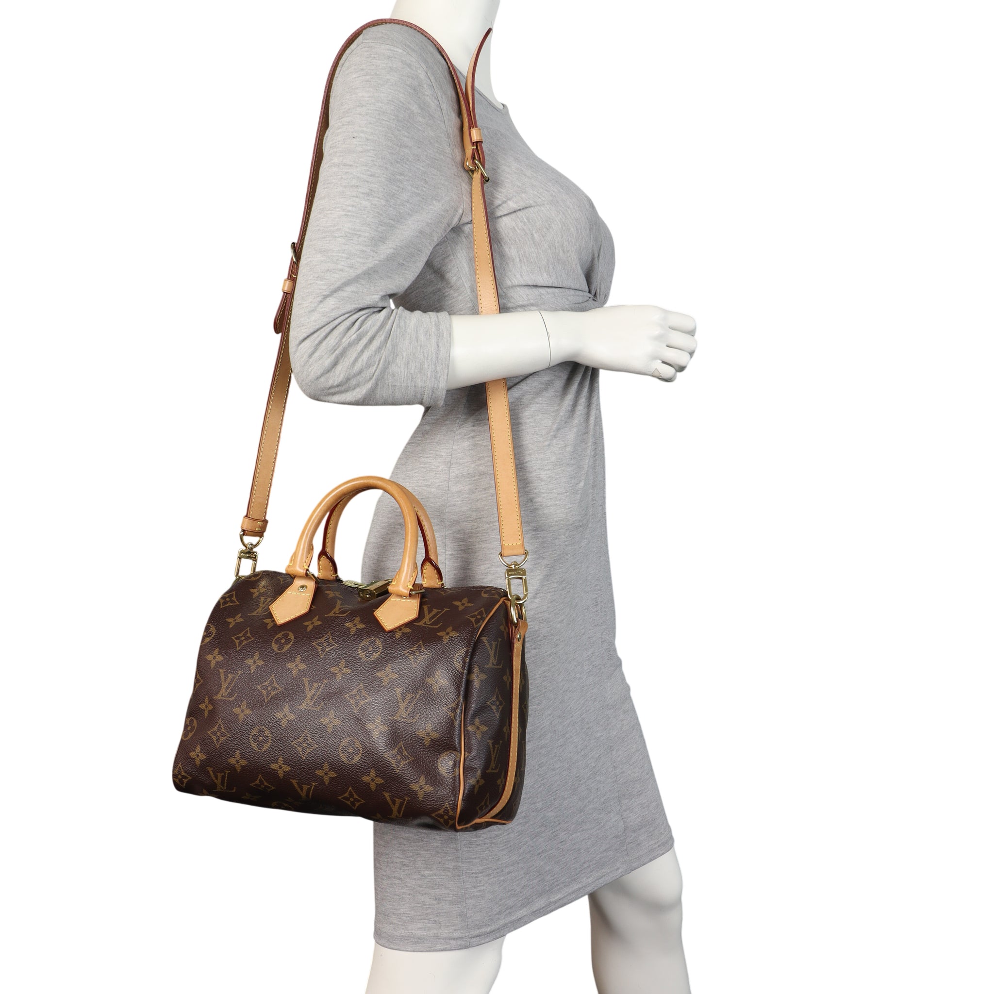 Louis Vuitton Speedy 25 Bandouliere Monogram