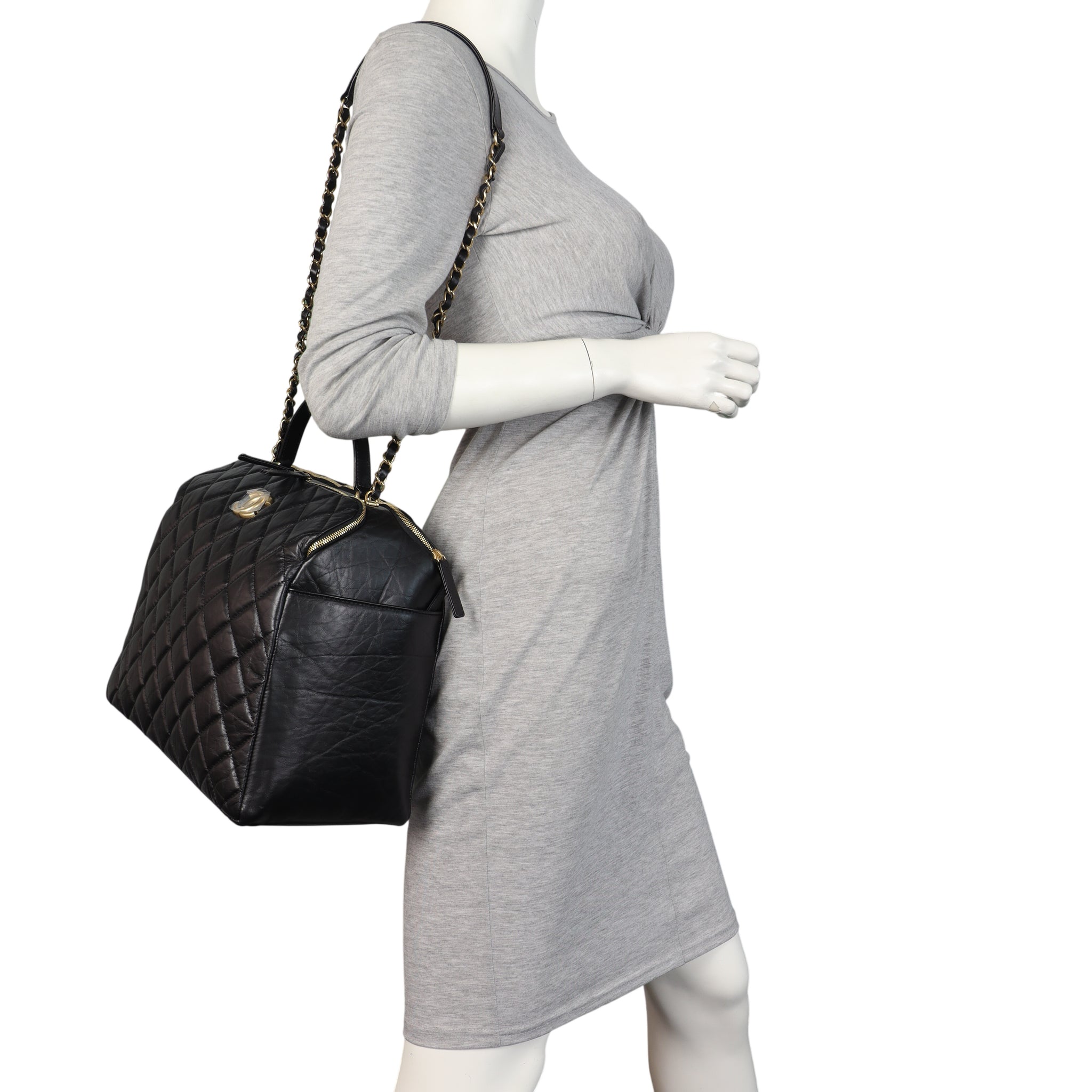 Chanel CC Bowling Bag Large