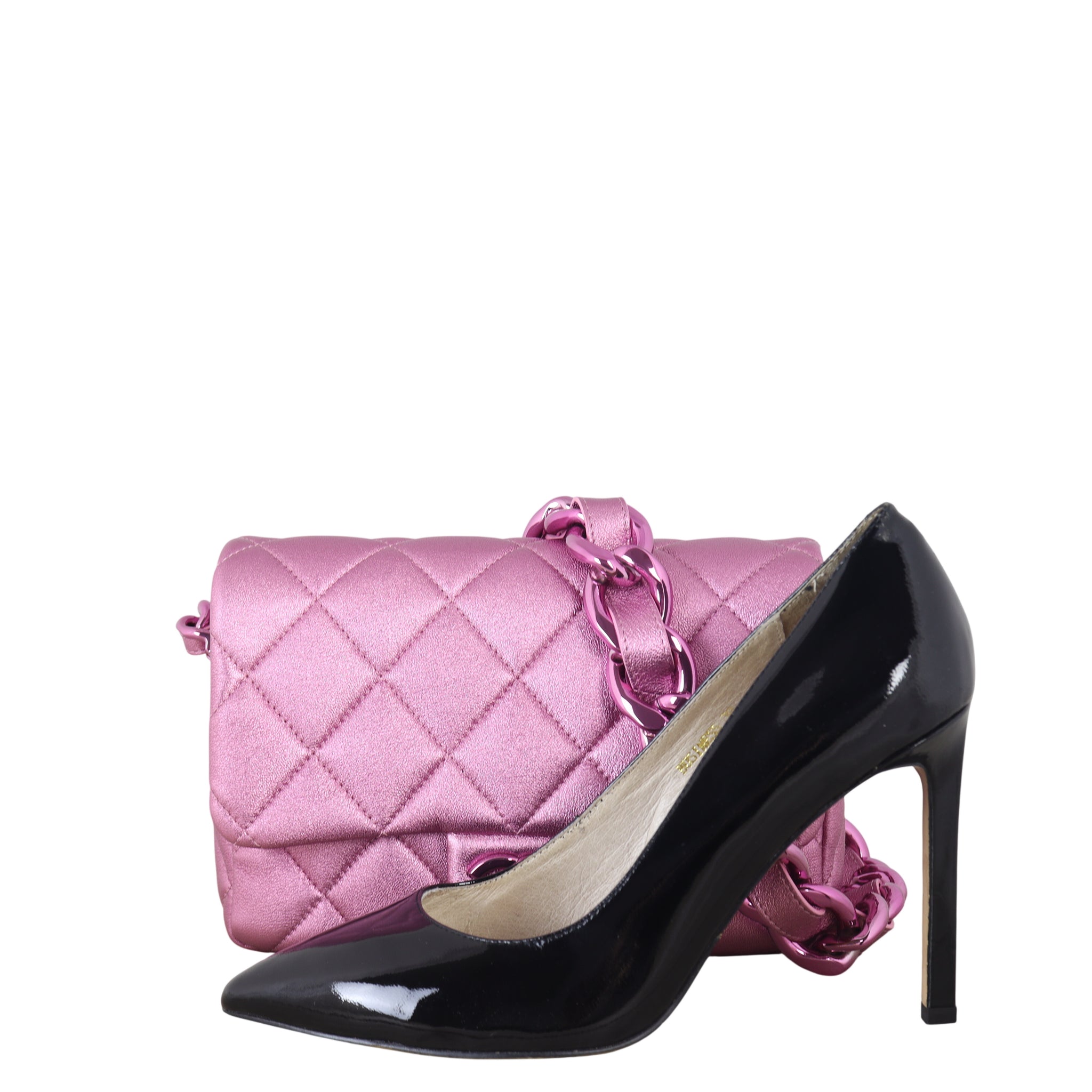 Chanel CC Mini Flap Lacquered Chain Bag