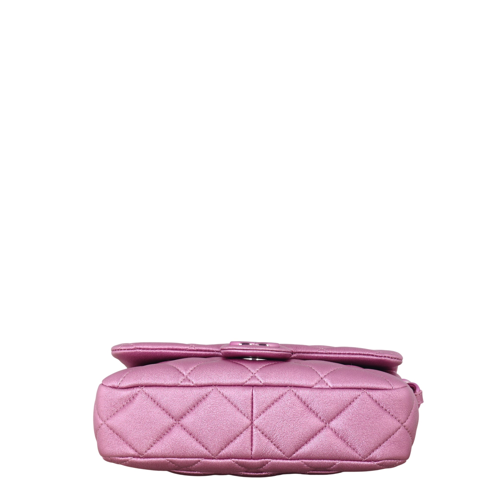 Chanel CC Mini Flap Lacquered Chain Bag