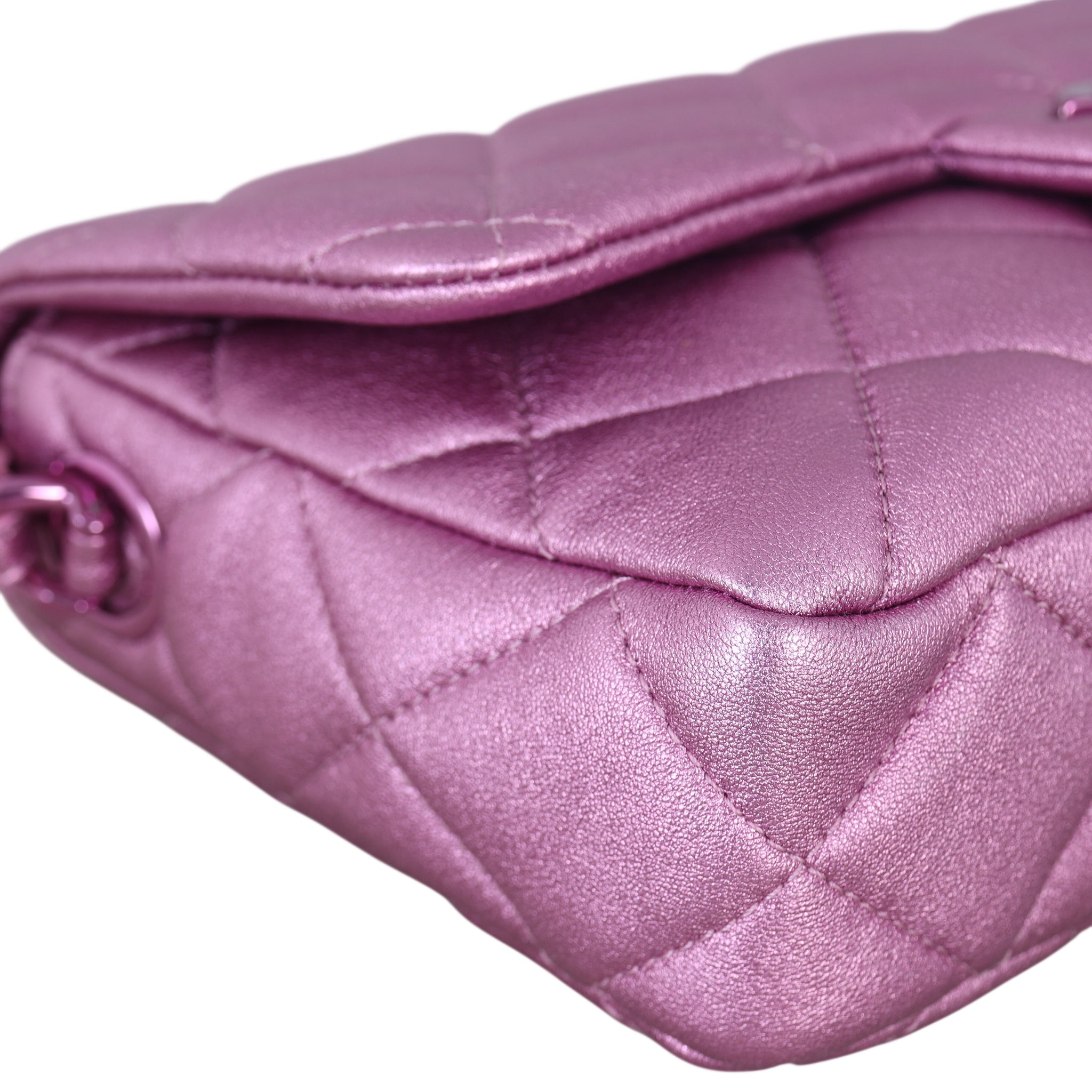 Chanel CC Mini Flap Lacquered Chain Bag