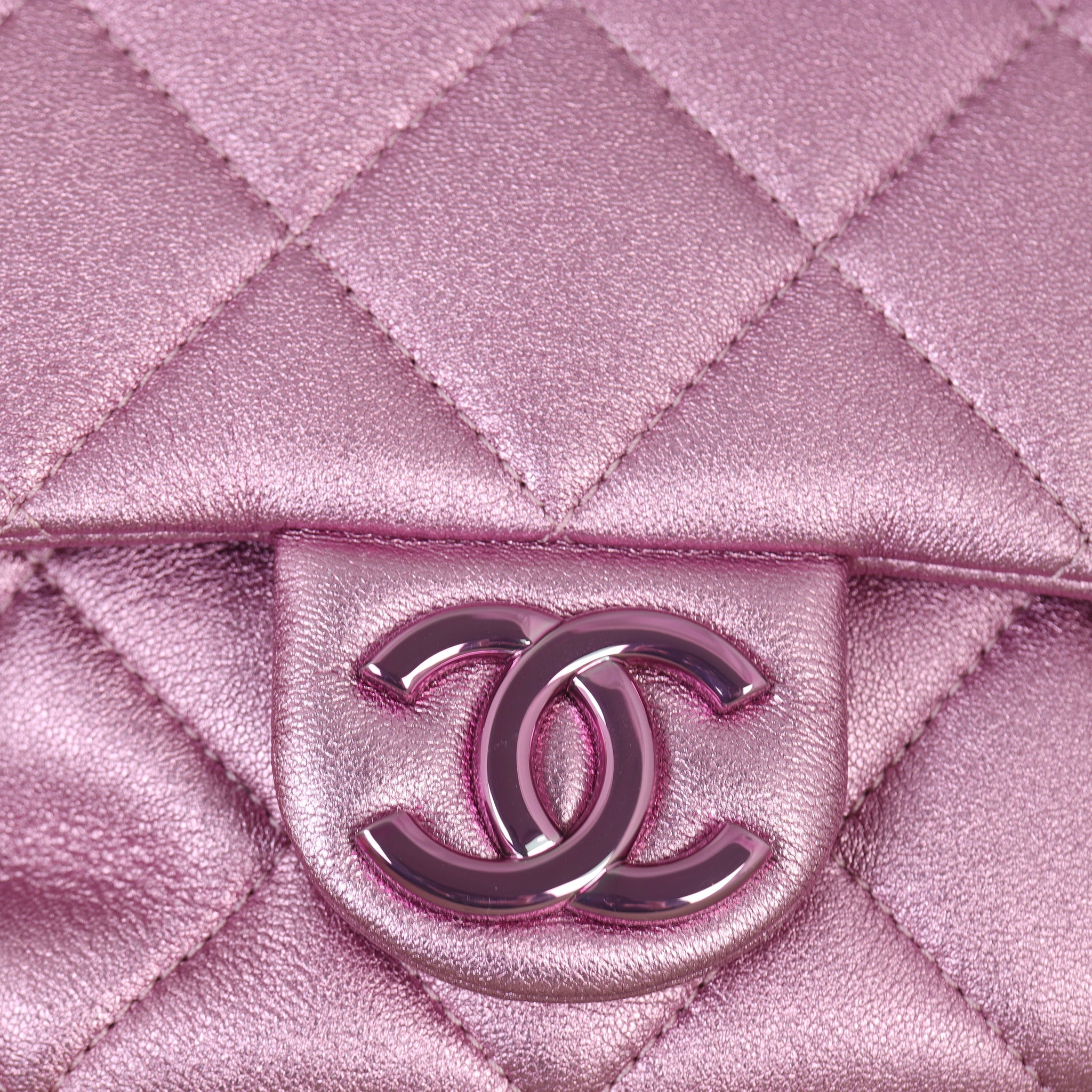 Chanel CC Mini Flap Lacquered Chain Bag