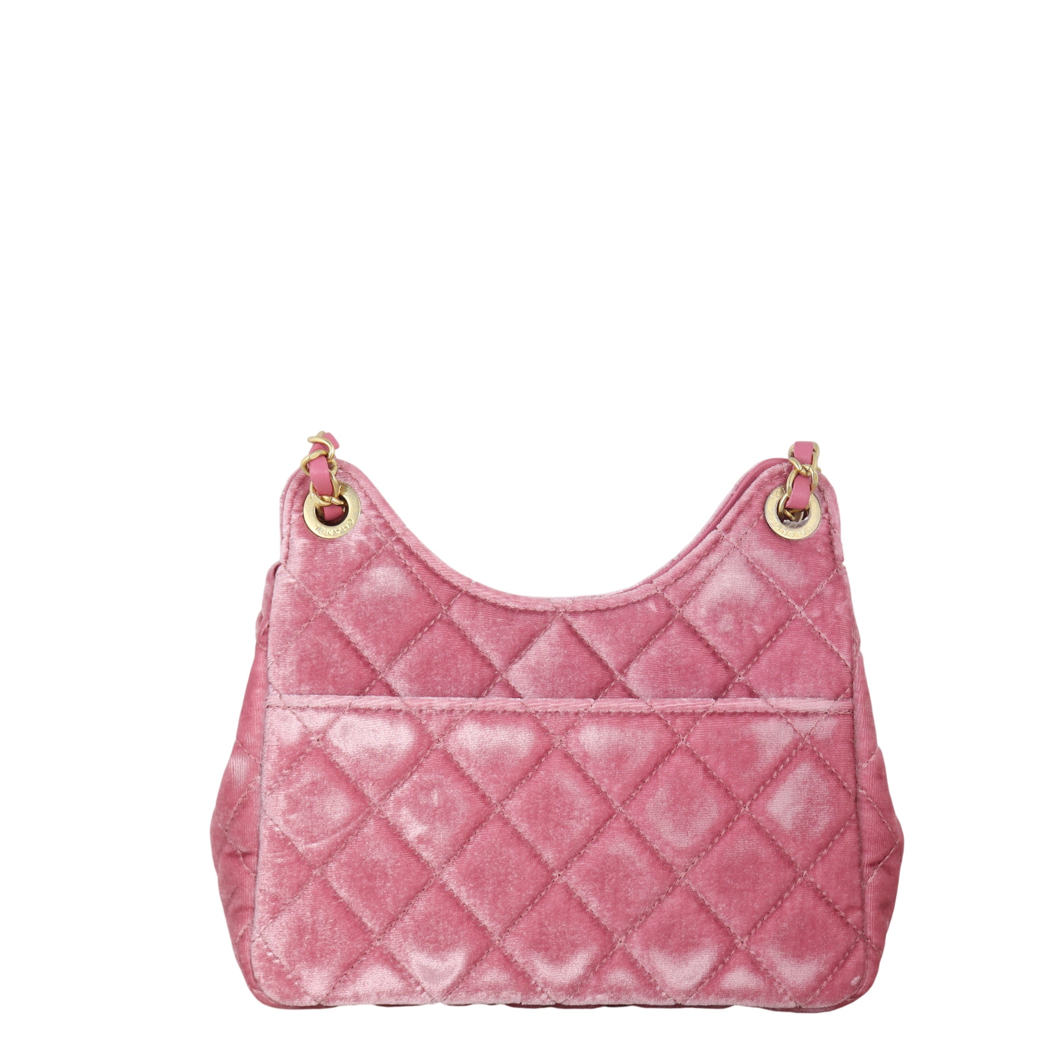 Chanel Wavy CC Hobo Velvet Small