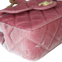 Chanel Wavy CC Hobo Velvet Small