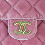 Chanel Wavy CC Hobo Velvet Small