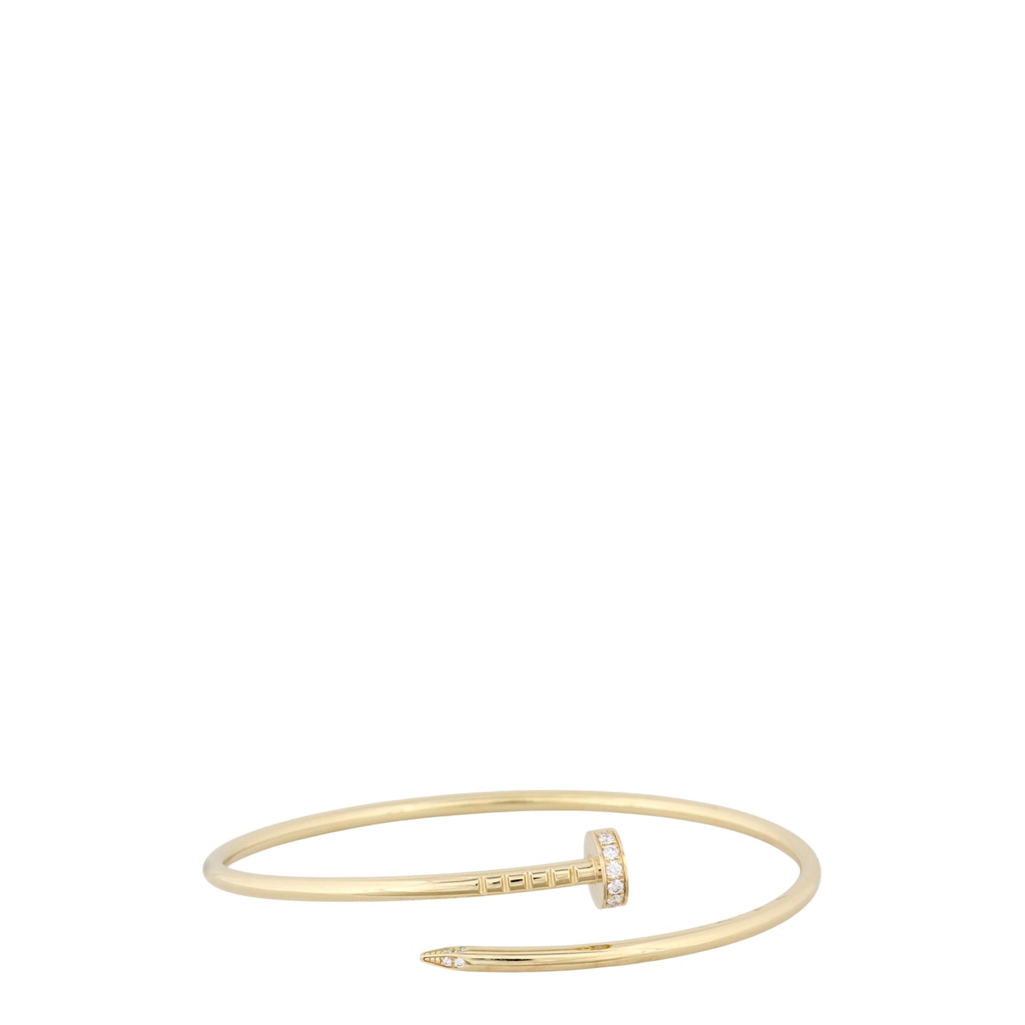 Cartier Juste un Clou Bracelet 18k Yellow Gold Diamond Small