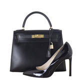 Hermes Kelly 28 Sellier Boxcalf