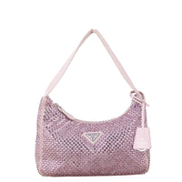 Prada Re-Edition 2000 Satin Crystal Mini Bag