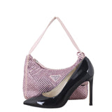 Prada Re-Edition 2000 Satin Crystal Mini Bag