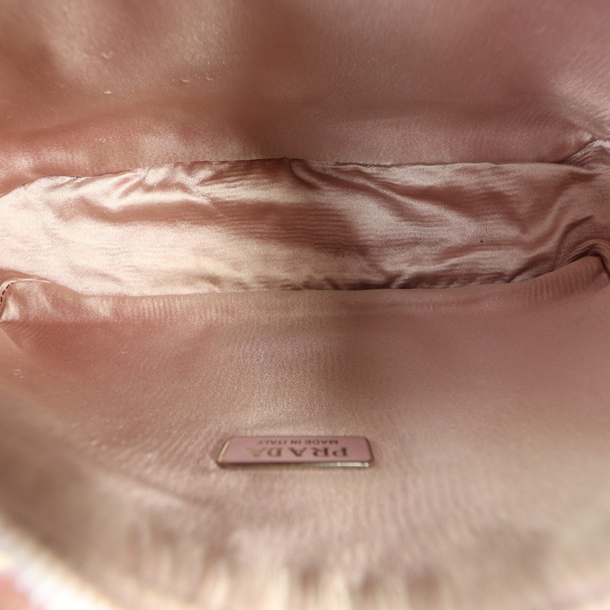 Prada Re-Edition 2000 Satin Crystal Mini Bag