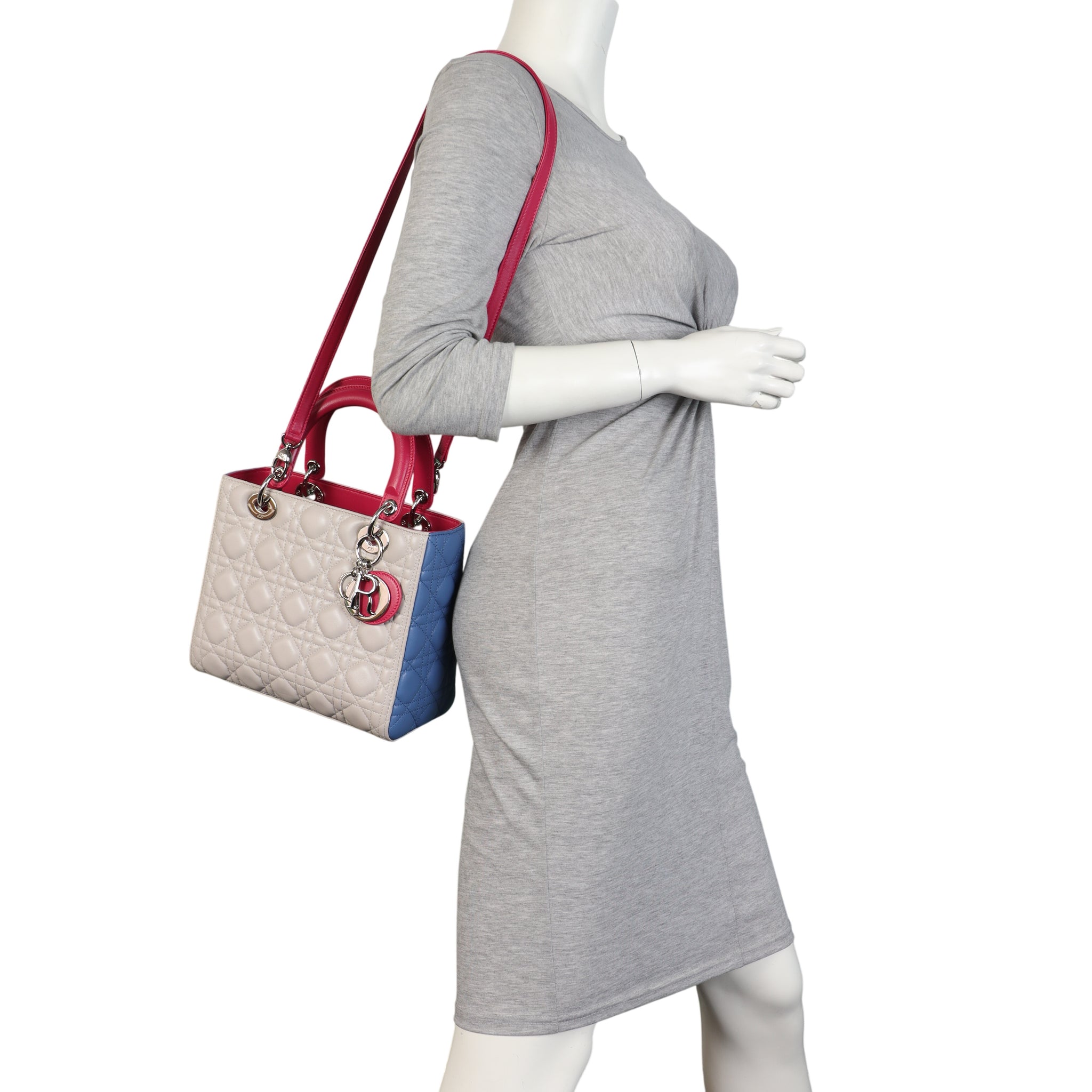 Dior Lady Dior Medium Tricolour