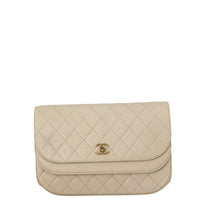 Chanel Vintage Half Moon Double Flap Bag