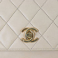 Chanel Vintage Half Moon Double Flap Bag