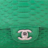 Chanel Classic Flap Mini Square Bag Python