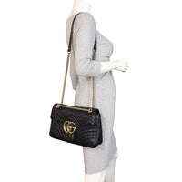 Gucci GG Marmont Matelasse Large Shoulder Bag