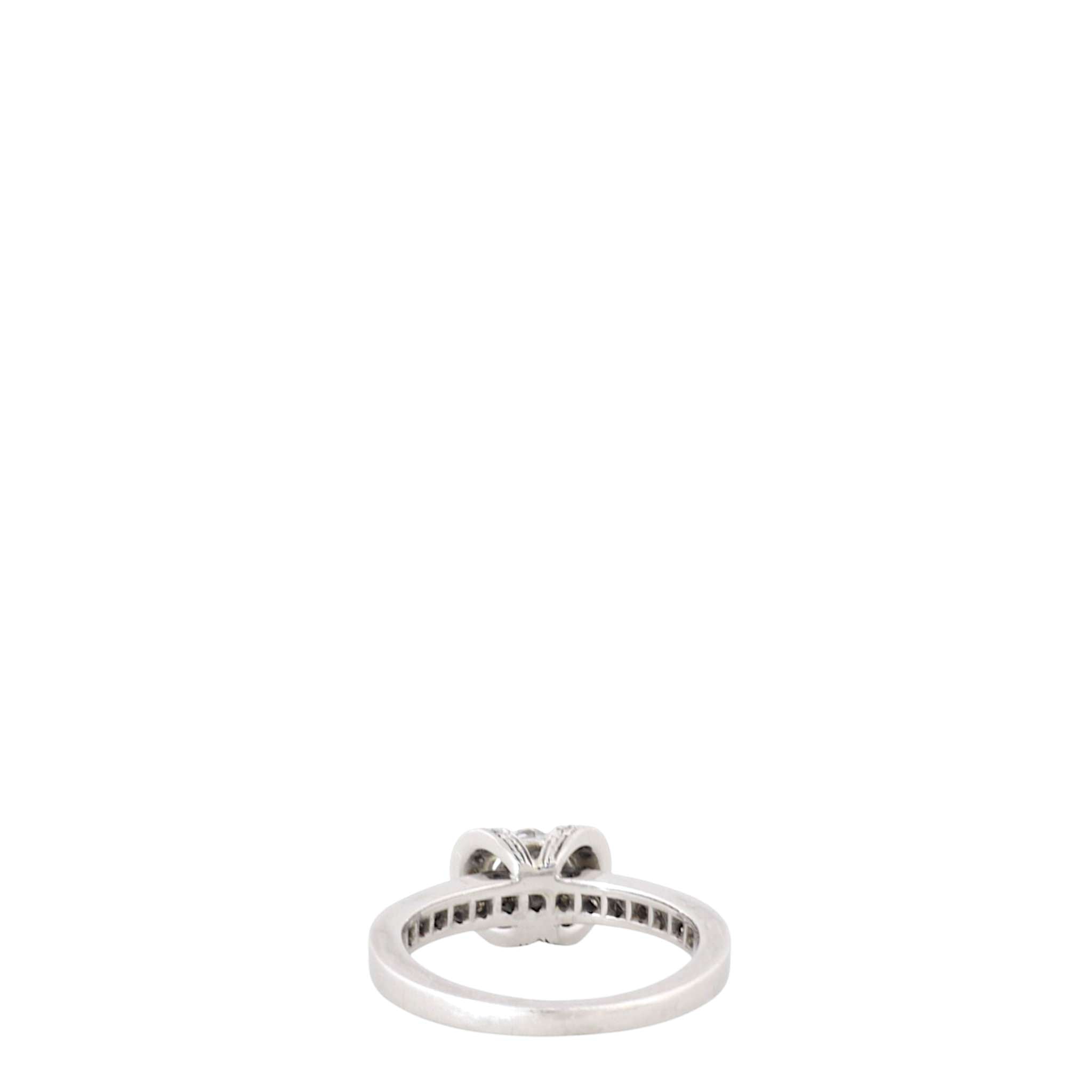 Tiffany & Co Platinum Diamond Ribbon Ring