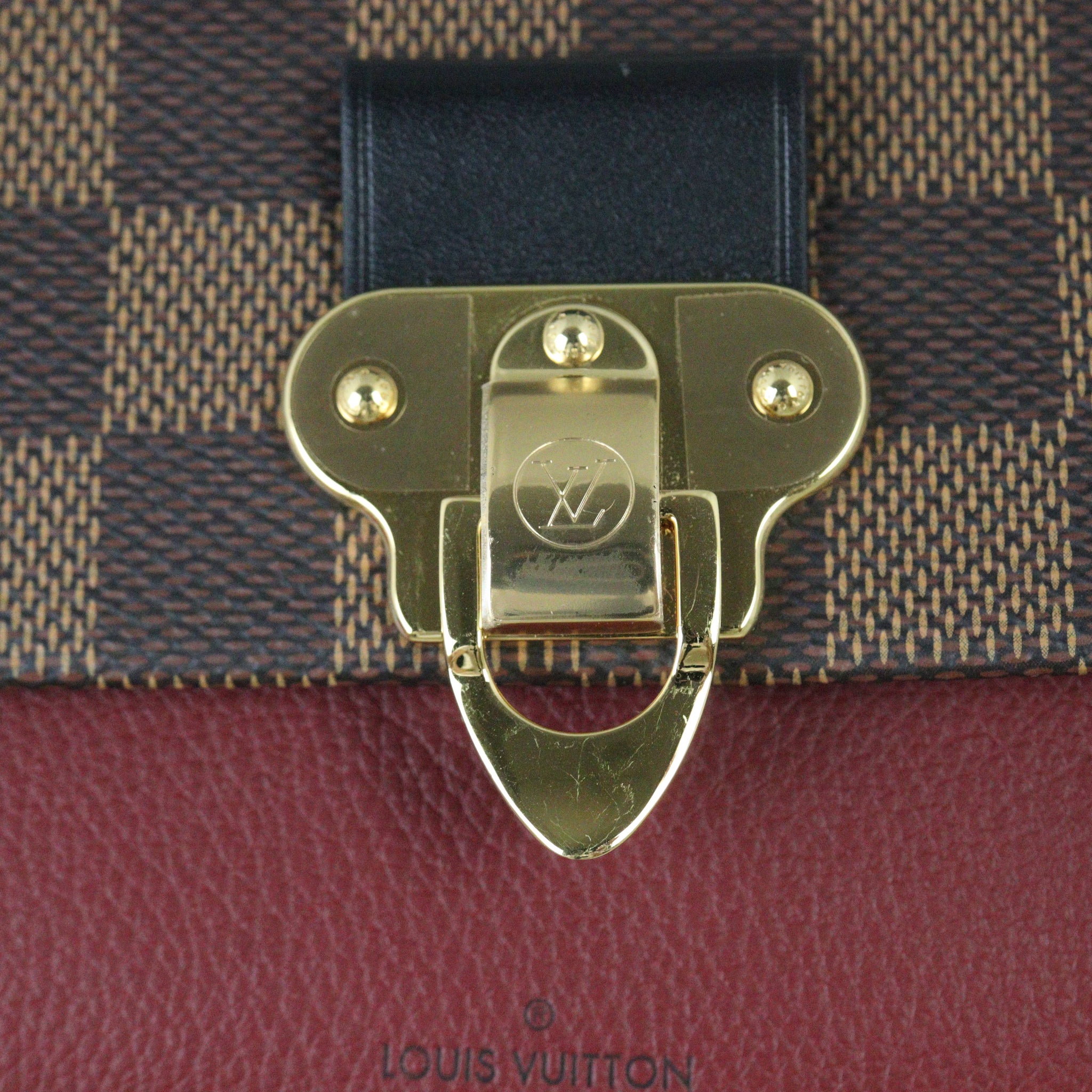 Louis Vuitton Vavin Chain Wallet Damier Ebene