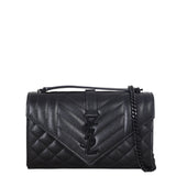 Saint Laurent Monogram Mix Matelasse Envelope Chain Bag Small