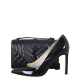 Saint Laurent Monogram Mix Matelasse Envelope Chain Bag Small