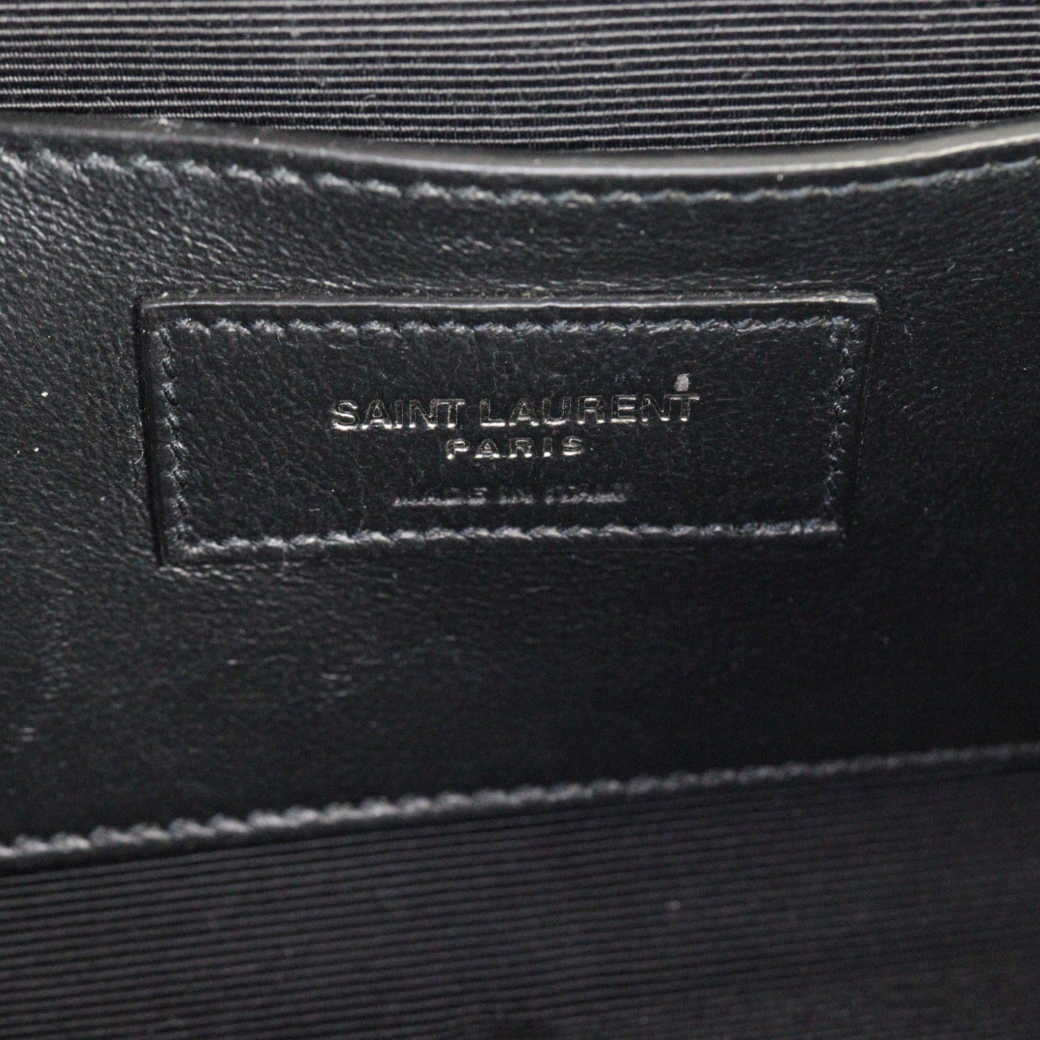 Saint Laurent Monogram Mix Matelasse Envelope Chain Bag Small