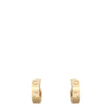 Cartier Love Classic Hoop 18k Yellow Gold Earrings